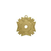 Crests/Medal w/ring & hole - Item SG263R/H - Salvadore Tool & Findings, Inc.
